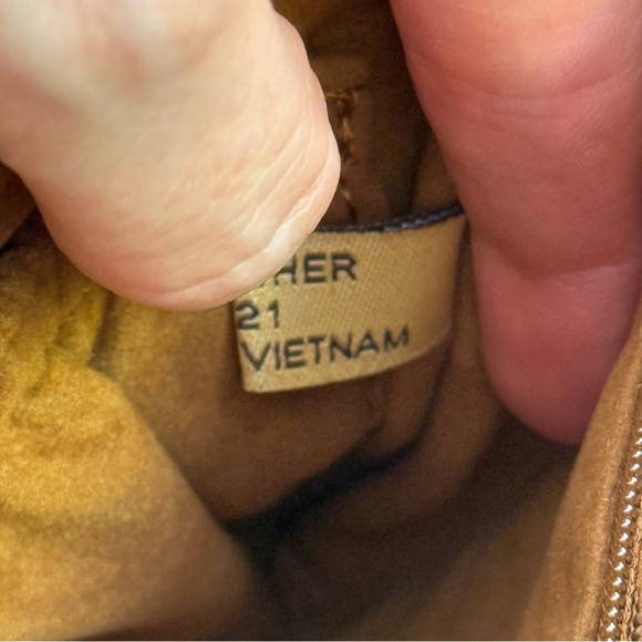 Patricia Nash lemon print leather wristlet with zip 5”x8” clutch blue yellow - Picture 7 of 9